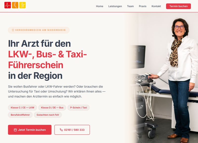 Hausarztpraxis Rheindahlen Verkehrsmedizin